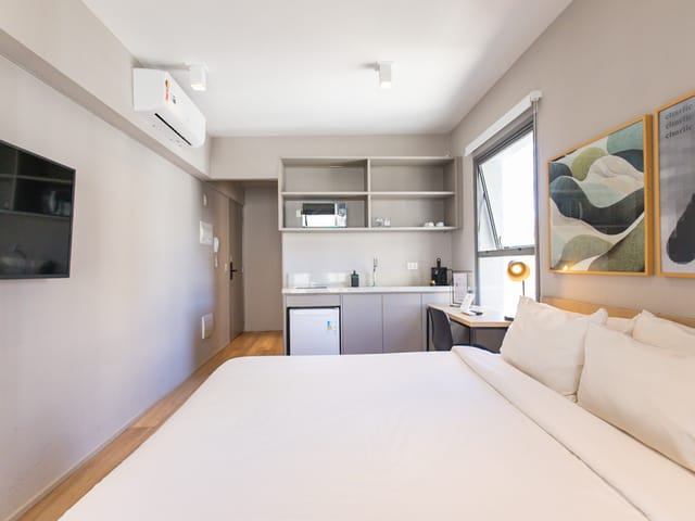 Apartamento com 22m² 1 quarto e 1 banheiro, à venda, no bairro Cerqueira César em São Paulo