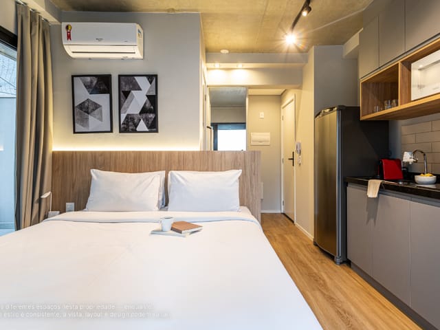 Apartamento com 32m² 1 quarto e 1 banheiro, à venda, no bairro Jardim Paulista em São Paulo