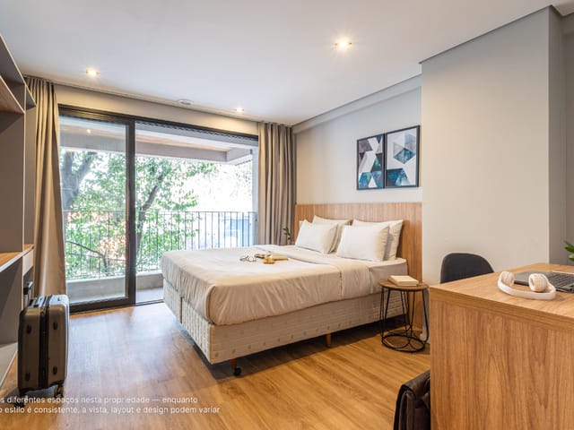 Apartamento com 31m² 1 quarto e 1 banheiro, à venda, no bairro Jardim Paulista em São Paulo