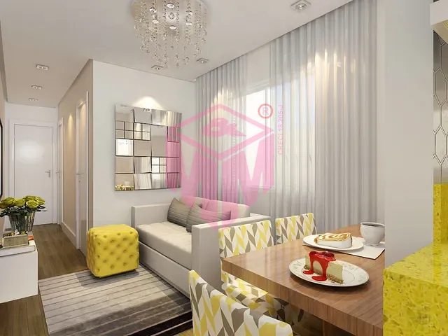 Apartamento com 48m² 2 quartos e 1 banheiro, à venda, no bairro Vila Guarani em Santo André