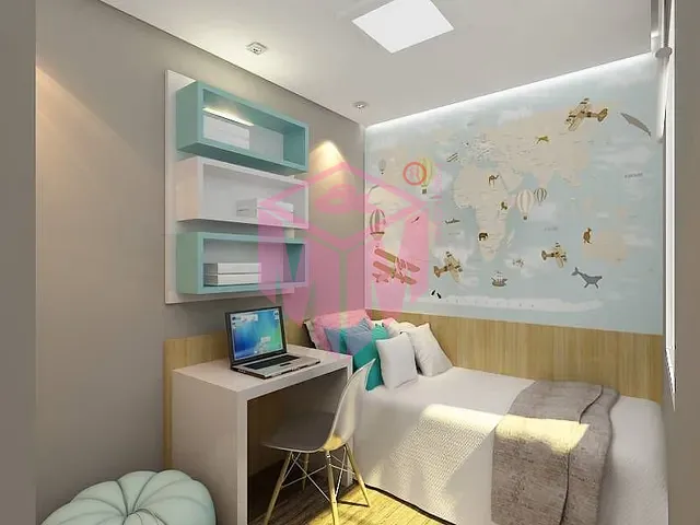 Apartamento com 48m² 2 quartos e 1 banheiro, à venda, no bairro Vila Guarani em Santo André