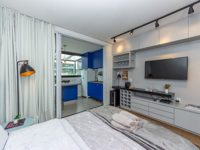 Apartamento com 43m² 1 quarto e 1 banheiro, à venda, no bairro Vila Olímpia em São Paulo