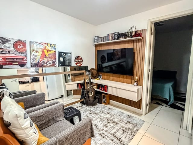 Apartamento 1 quarto e 1 banheiro, para alugar, no bairro Riviera Fluminense em Macaé