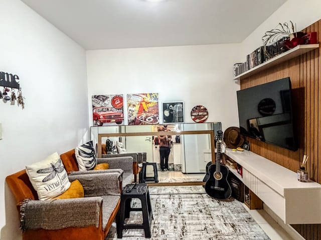 Apartamento 1 quarto e 1 banheiro, para alugar, no bairro Riviera Fluminense em Macaé