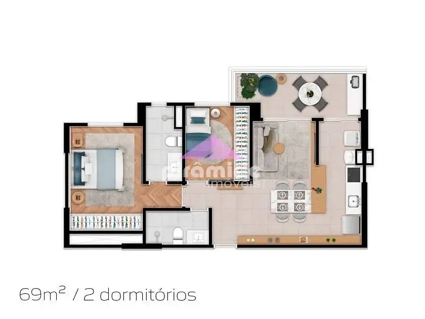 Apartamento, 2 quartos, 69 m² - Foto 15