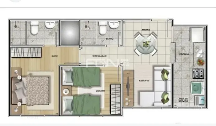 Apartamento, 2 quartos, 51 m² - Foto 20
