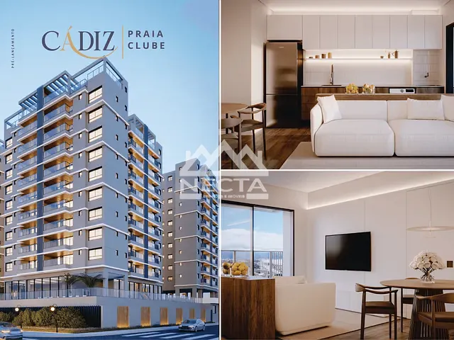 Apartamento com 61m² 2 quartos e 2 banheiros, à venda, no bairro Porto Novo em Caraguatatuba