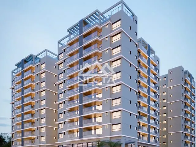 Apartamento com 61m² 2 quartos e 2 banheiros, à venda, no bairro Porto Novo em Caraguatatuba