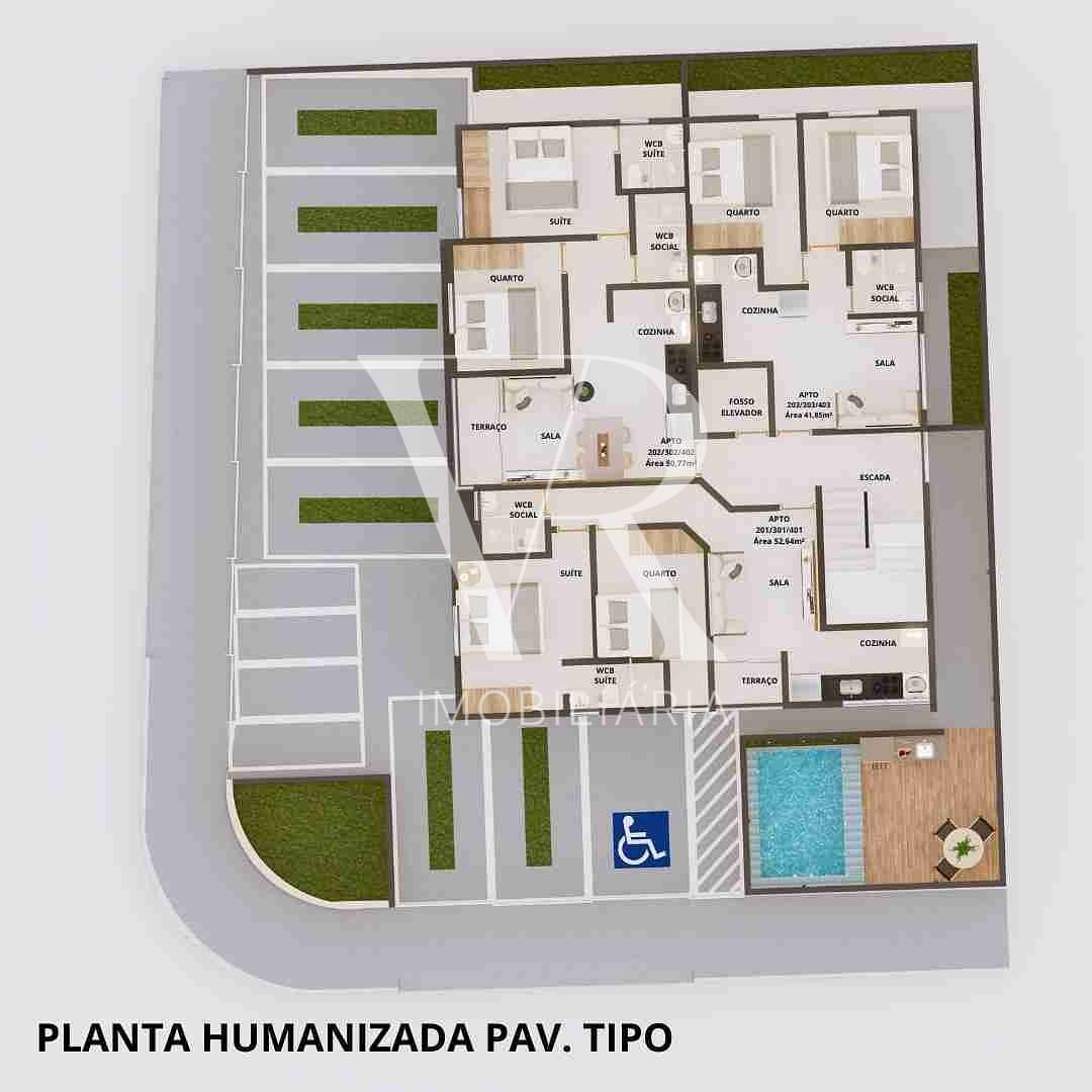 Apartamento à venda com 2 quartos, 51m² - Foto 5