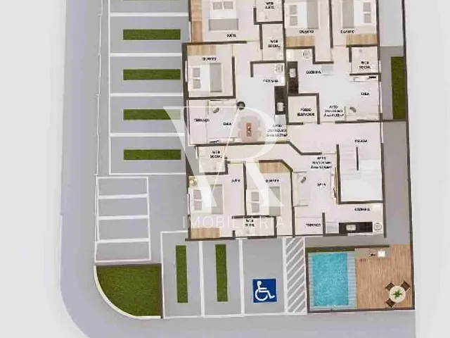 Apartamento 2 quartos e 1 banheiro, à venda, no bairro Mangabeira em João Pessoa