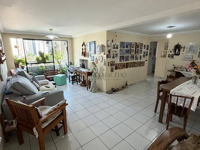 Apartamento 3 quartos e 2 banheiros, à venda, no bairro Madalena em Recife
