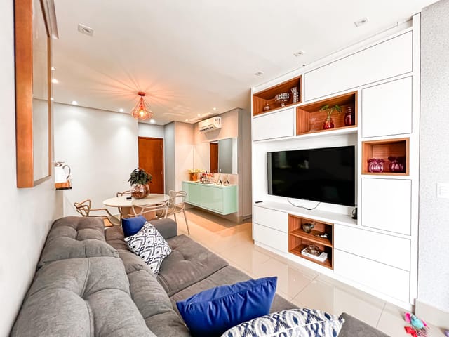 Foto do Apartamento - Apartamento a venda mobiliado no Terra Mundi com 74m² no Jardim América em Goiânia GO. | Home Gyn Imóveis Ltda