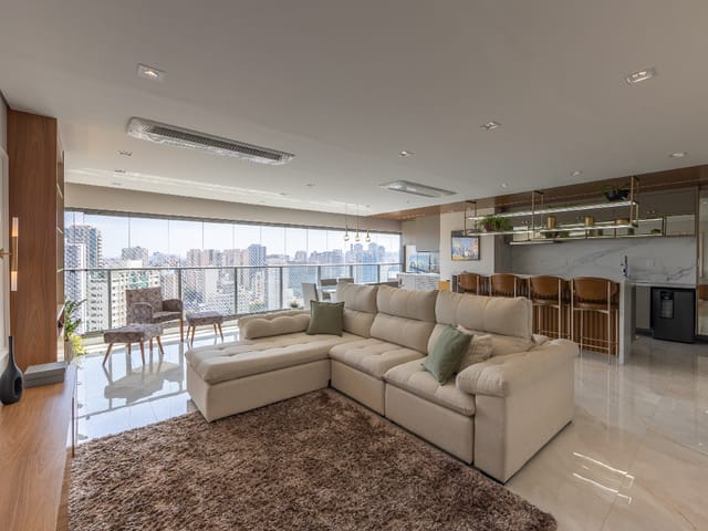 Apartamento com 143m² 3 quartos e 5 banheiros, à venda, no bairro Campo Belo em São Paulo