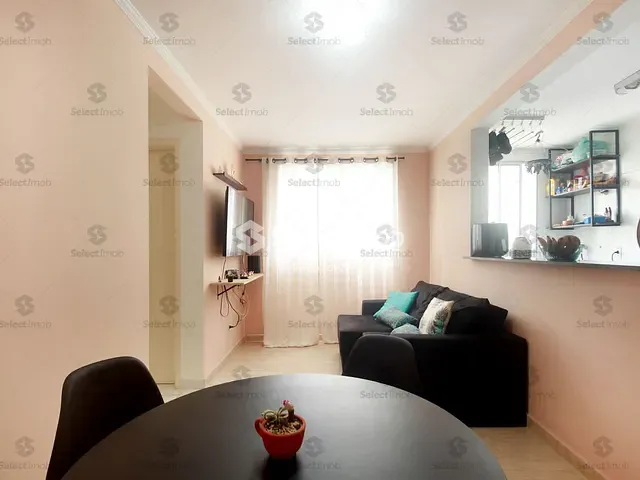 Apartamento com 47m² 2 quartos e 1 banheiro, à venda, no bairro Parque São Vicente em Mauá