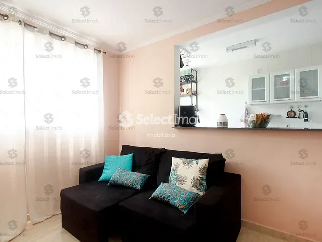 Apartamento com 47m² 2 quartos e 1 banheiro, à venda, no bairro Parque São Vicente em Mauá