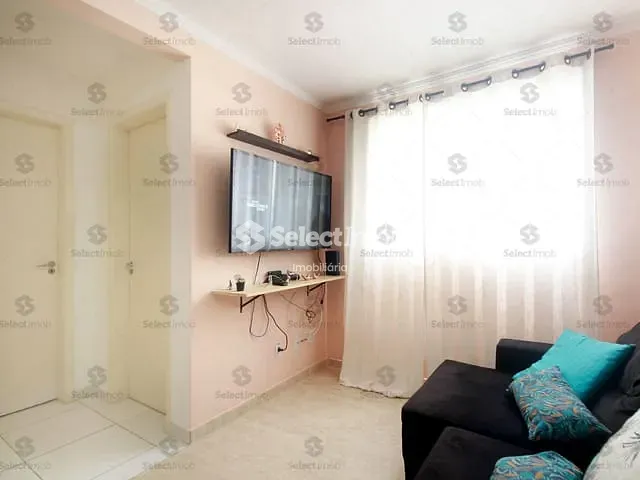 Apartamento com 47m² 2 quartos e 1 banheiro, à venda, no bairro Parque São Vicente em Mauá
