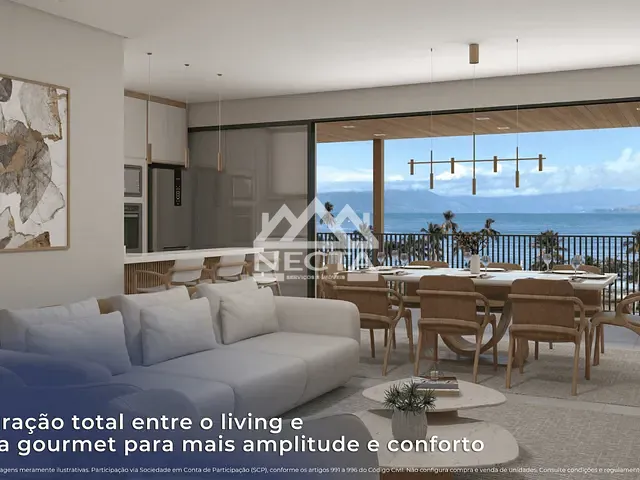 Apartamento com 50m² 1 quarto e 2 banheiros, à venda, no bairro Centro em Caraguatatuba