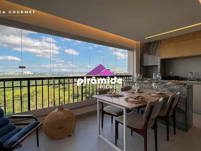 Apartamento com 158m² 3 quartos e 5 banheiros, à venda, no bairro Urbanova em São José dos Campos