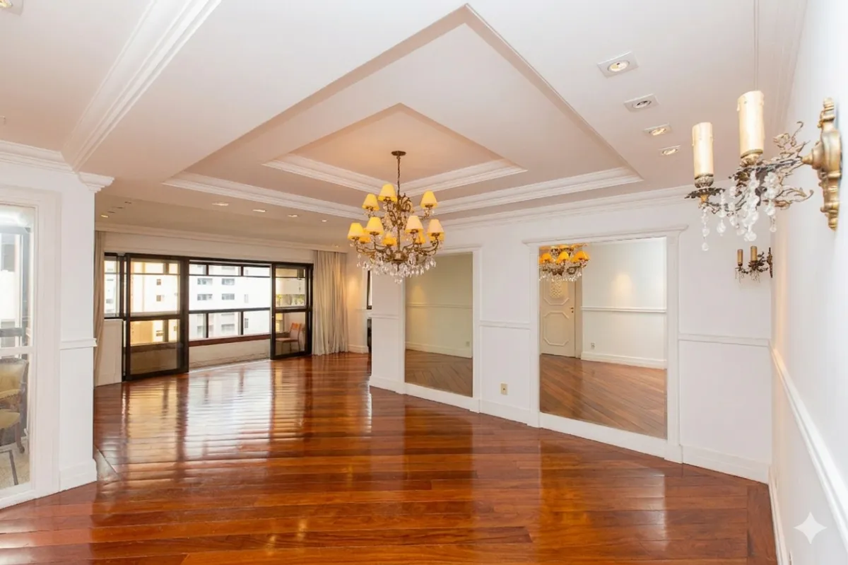 Apartamento para venda em Moema com 4 quartos, sendo 3 suítes, 155m²