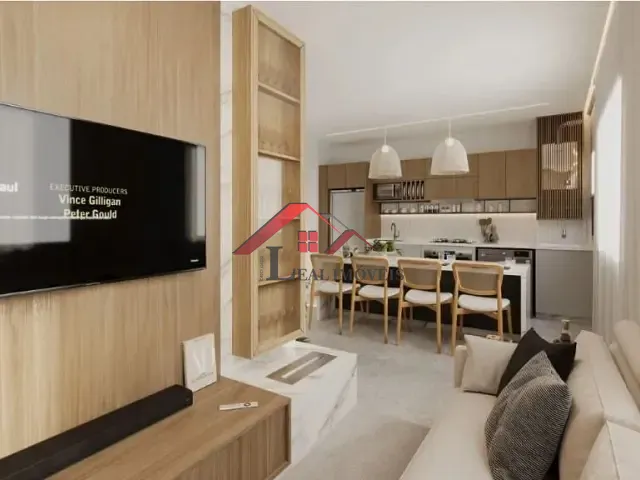 Apartamento com 35m² 2 quartos e 1 banheiro, à venda, no bairro Jardim Bela Vista em Santo André