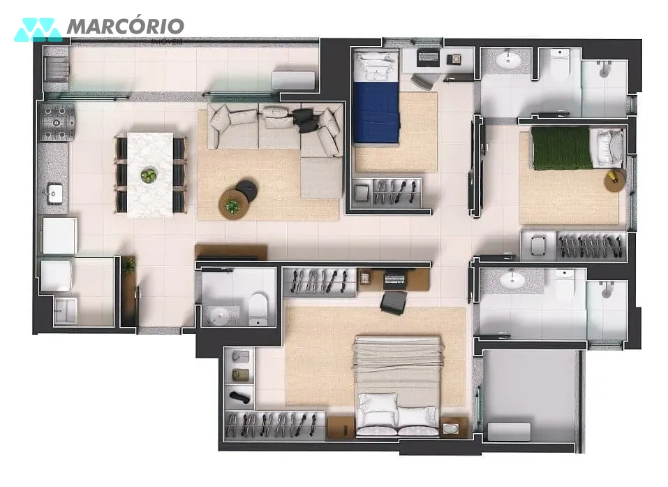 Apartamento, 3 quartos, 70 m² - Foto 20