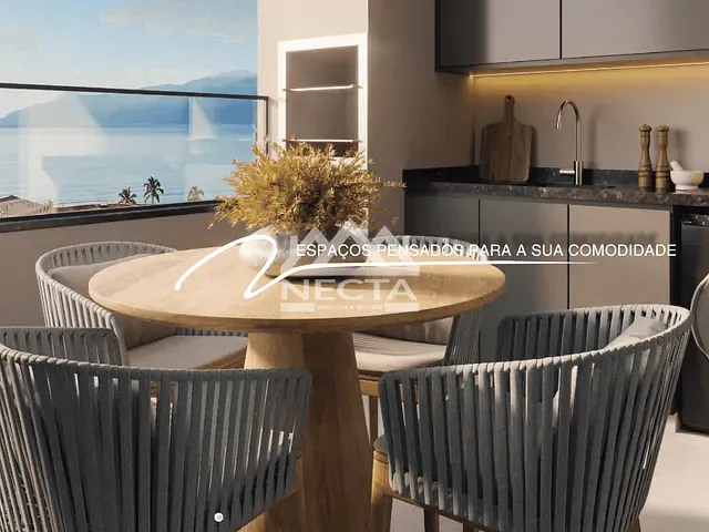 Apartamento com 50m² 1 quarto e 1 banheiro, à venda, no bairro Martim de Sá em Caraguatatuba