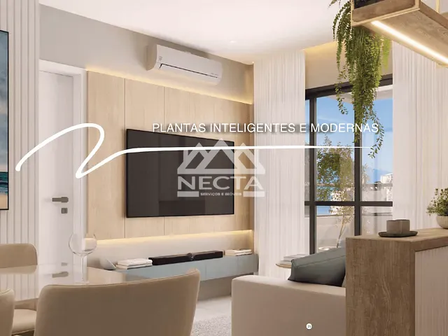 Apartamento com 50m² 1 quarto e 1 banheiro, à venda, no bairro Martim de Sá em Caraguatatuba