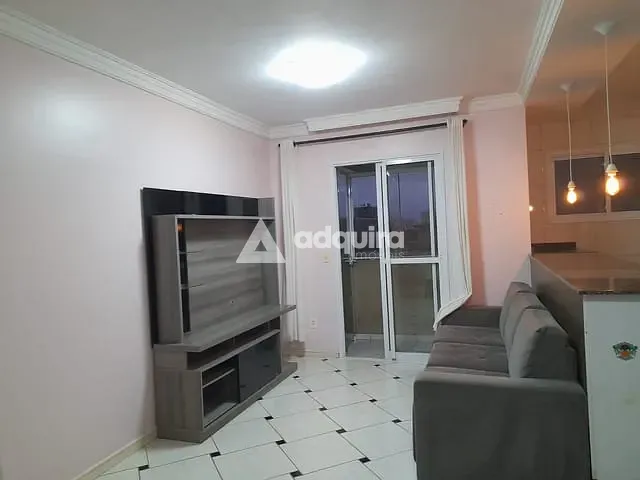 Apartamento 2 quartos e 1 banheiro, à venda, no bairro Jardim Carvalho em Ponta Grossa