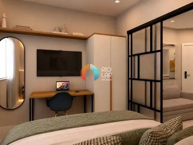 Apartamento com 35m² 1 quarto e 1 banheiro, à venda, no bairro Botafogo em Rio de Janeiro