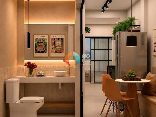 Apartamento com 35m² 1 quarto e 1 banheiro, à venda, no bairro Botafogo em Rio de Janeiro