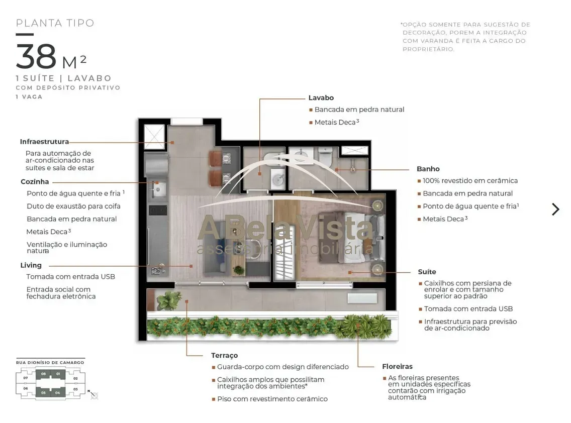 Apartamento, 1 quarto, 38 m² - Foto 6