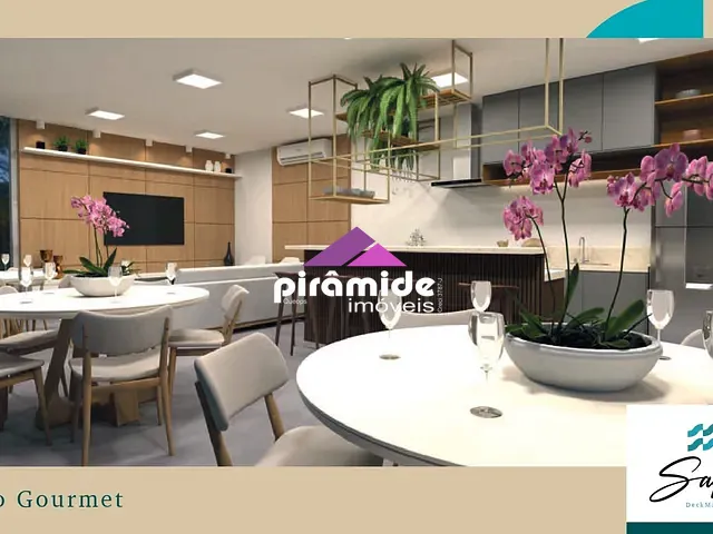 Apartamento com 118m² 3 quartos e 2 banheiros, à venda, no bairro Praia das Palmeiras em Caraguatatuba