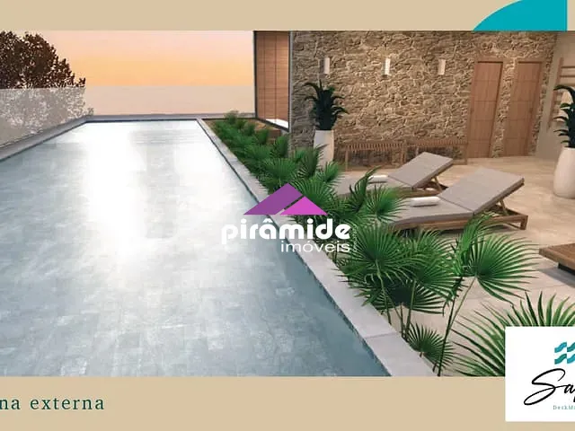 Apartamento com 118m² 3 quartos e 2 banheiros, à venda, no bairro Praia das Palmeiras em Caraguatatuba
