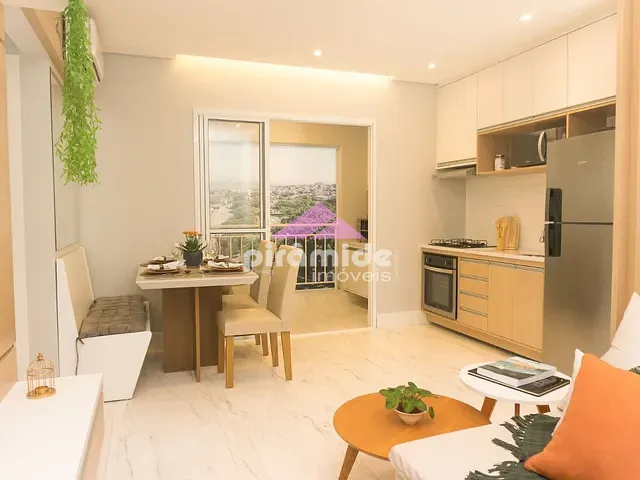 Apartamento com 58m² 2 quartos e 2 banheiros, à venda, no bairro Jardim Ismênia em São José dos Campos