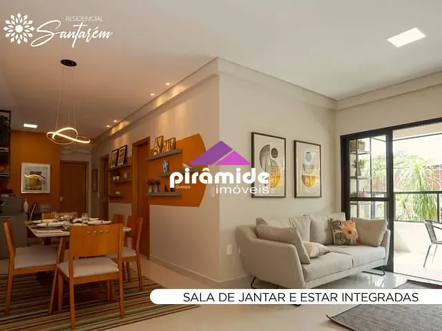 Apartamento com 79m² 2 quartos e 2 banheiros, à venda, no bairro Parque Industrial em São José dos Campos