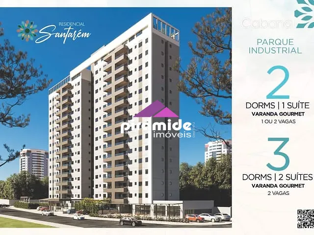 Apartamento com 79m² 2 quartos e 2 banheiros, à venda, no bairro Parque Industrial em São José dos Campos