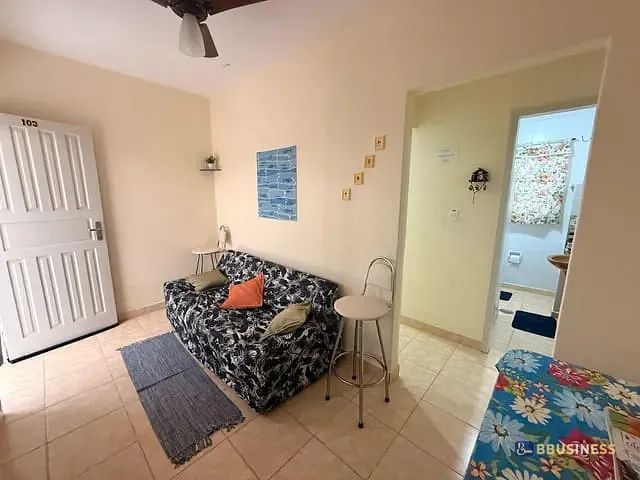 Apartamento 1 quarto e 1 banheiro, à venda, no bairro Canto do Forte em Praia Grande