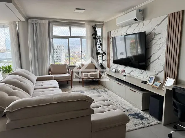Apartamento com 112m² 3 quartos e 2 banheiros, à venda, no bairro Indaiá em Caraguatatuba
