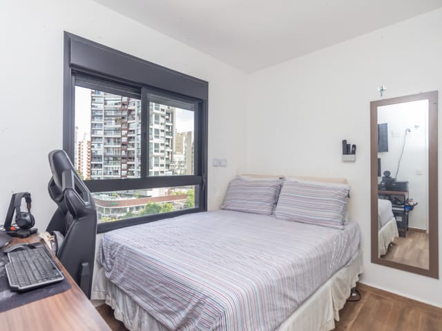 Apartamento com 36m² 2 quartos e 1 banheiro, à venda, no bairro Moema em São Paulo