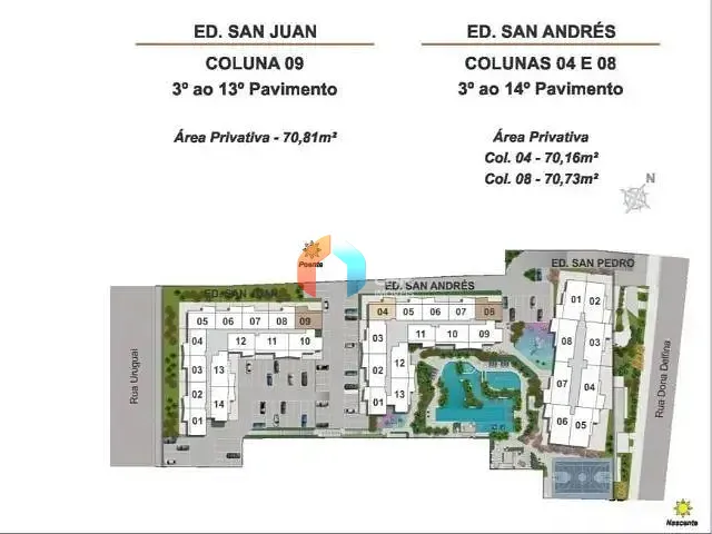 Apartamento com 71m² 2 quartos e 2 banheiros, à venda, no bairro Tijuca em Rio de Janeiro
