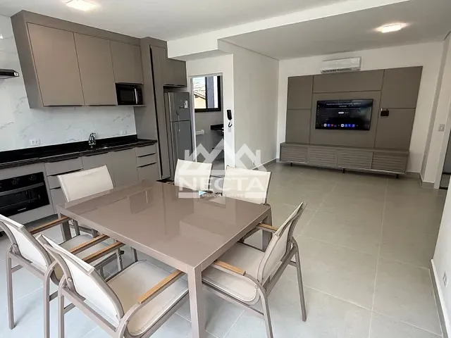 Apartamento com 56m² 1 quarto e 1 banheiro, para alugar, no bairro Parque Balneário Poiares em Caraguatatuba
