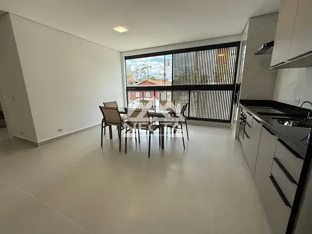 Apartamento com 56m² 1 quarto e 1 banheiro, para alugar, no bairro Parque Balneário Poiares em Caraguatatuba
