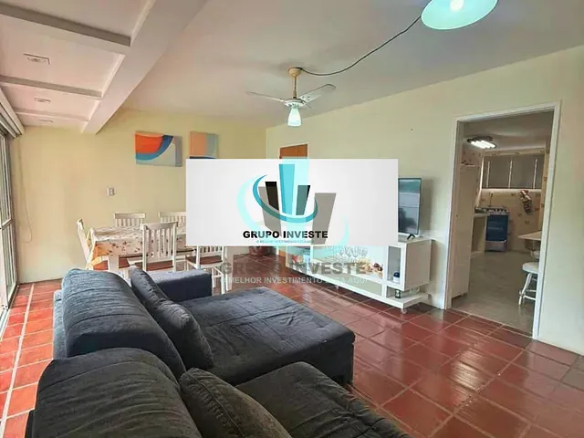 Apartamento com 108m² 4 quartos e 3 banheiros, à venda, no bairro Enseada em Guarujá
