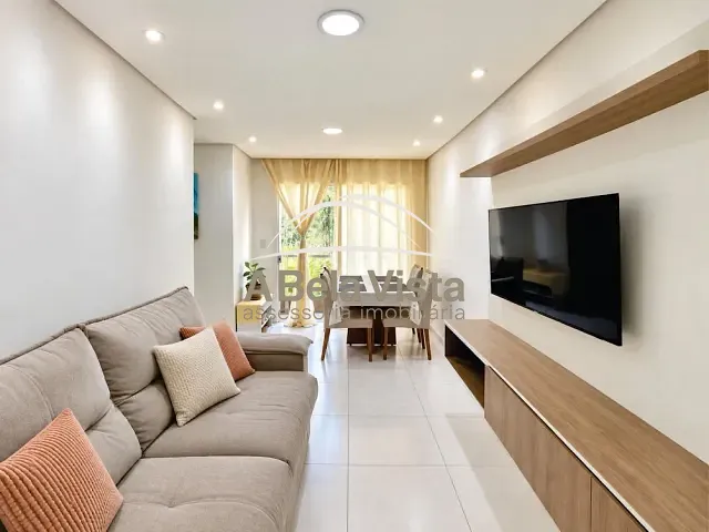 Apartamento com 68m² 3 quartos e 2 banheiros, à venda, no bairro Granja Viana em Cotia