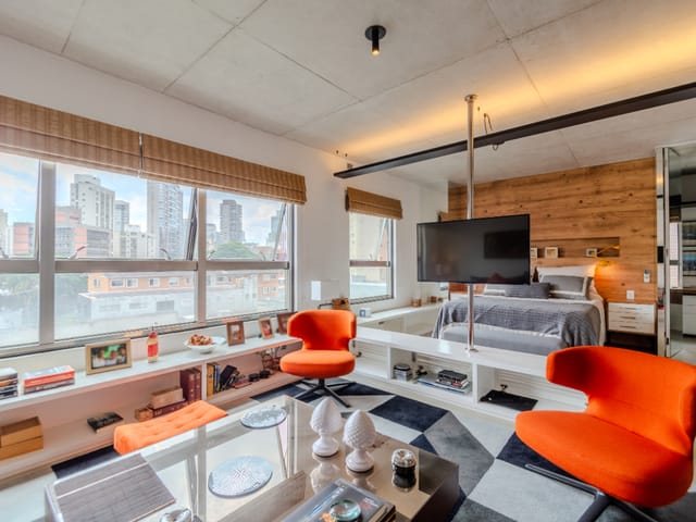 Apartamento com 70m² 1 quarto e 1 banheiro, à venda, no bairro Vila Olímpia em São Paulo
