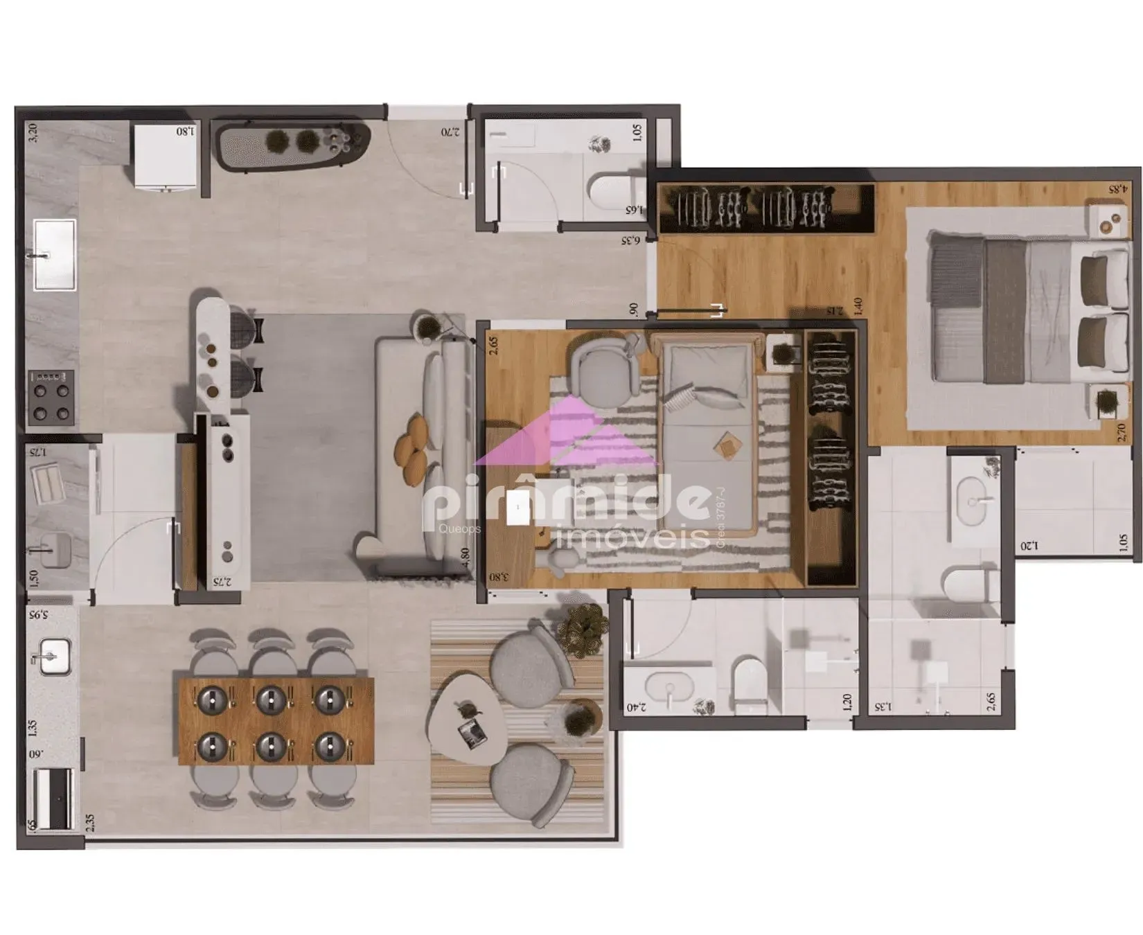 Apartamento, 2 quartos, 85 m² - Foto 5