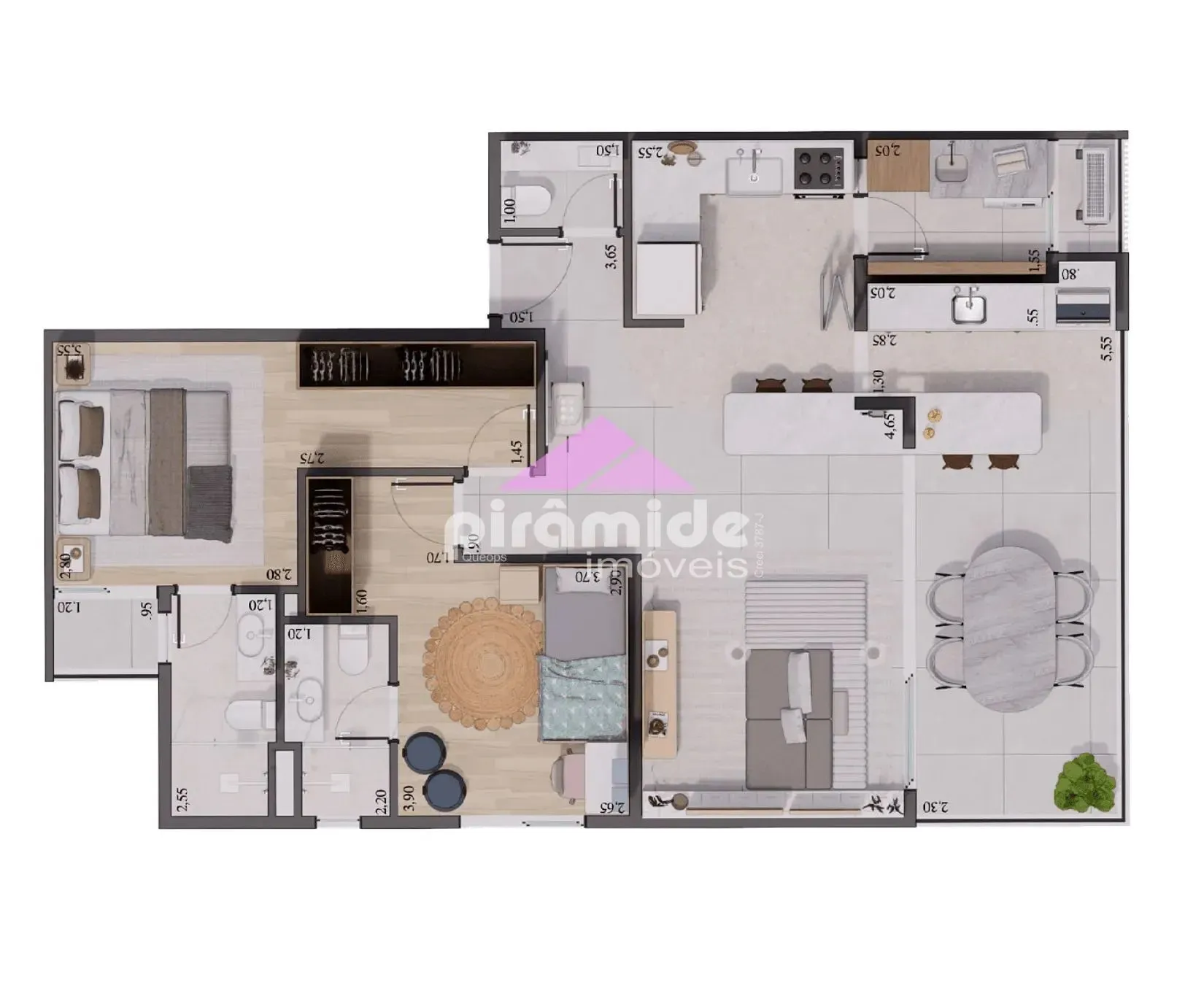 Apartamento, 2 quartos, 85 m² - Foto 8