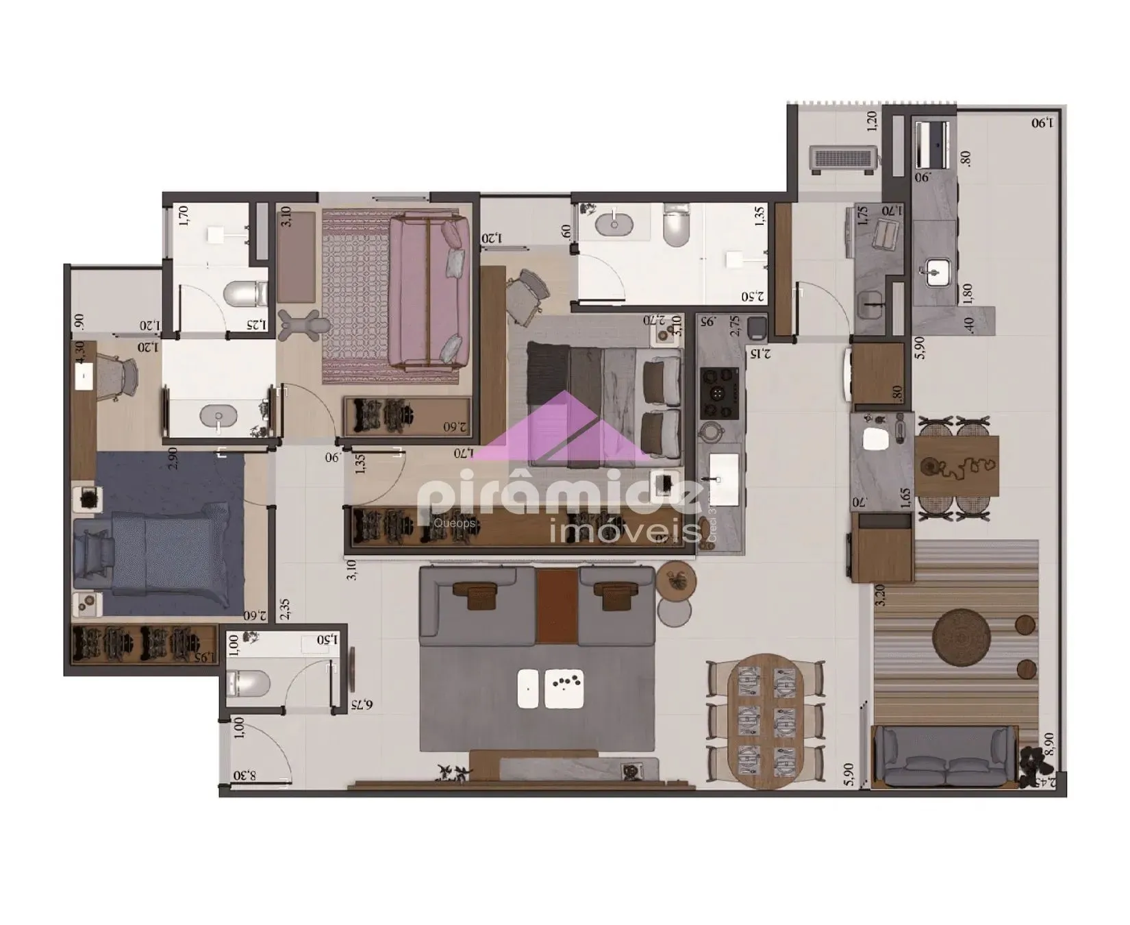 Apartamento, 2 quartos, 85 m² - Foto 7