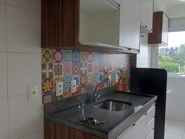 Apartamento 2 quartos e 1 banheiro, para alugar, no bairro Condomínio Reserva Anaua em Pindamonhangaba