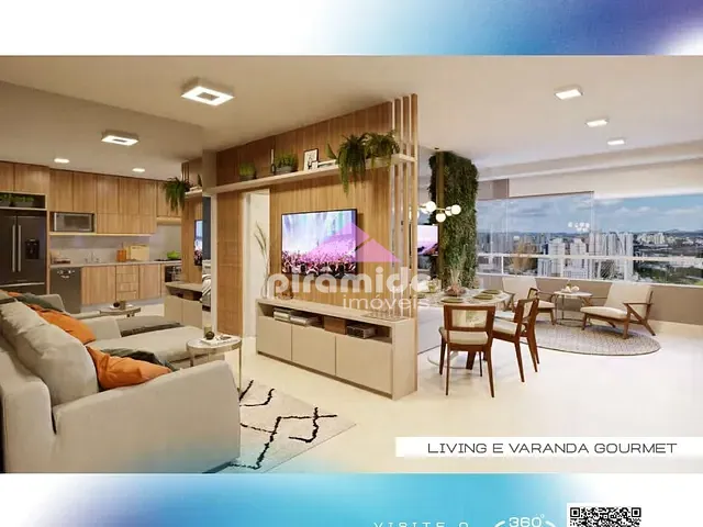 Apartamento com 83m² 3 quartos e 4 banheiros, à venda, no bairro Jardim das Colinas em São José dos Campos
